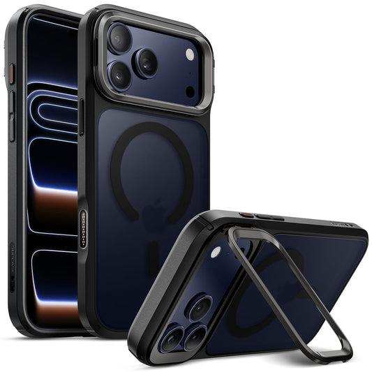 SUPCASE Funda Magnética para iPhone 17 Pro MAX Case Compatible con MagSafe [Unicorn Beetle mag] Resistente Carcasa Delgada Translúcida para iPhone 17 Pro MAX - Mate Negro