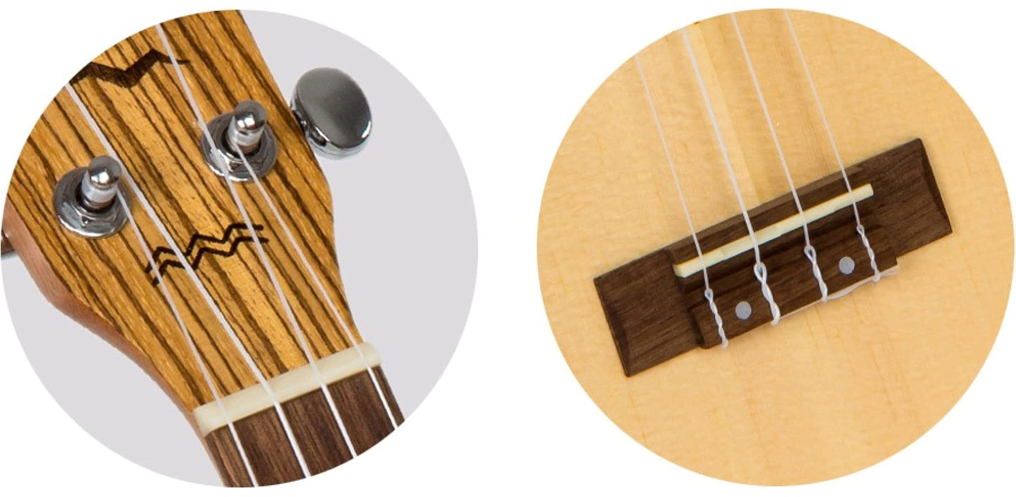 Flight 4-String Ukulele Natural DUC 525