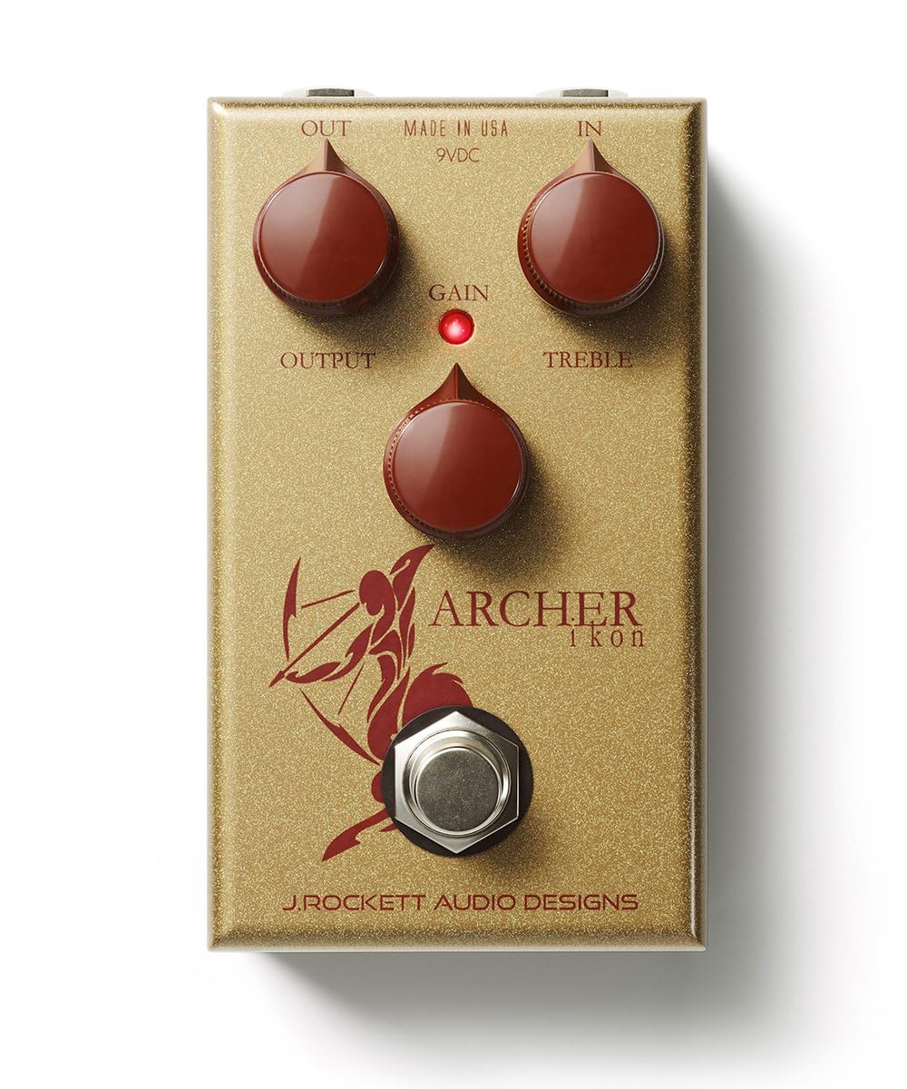 Pedal de Efectos de Guitarra J. Rockett Audio Designs Tour Series Archer IKON Overdrive y Boost