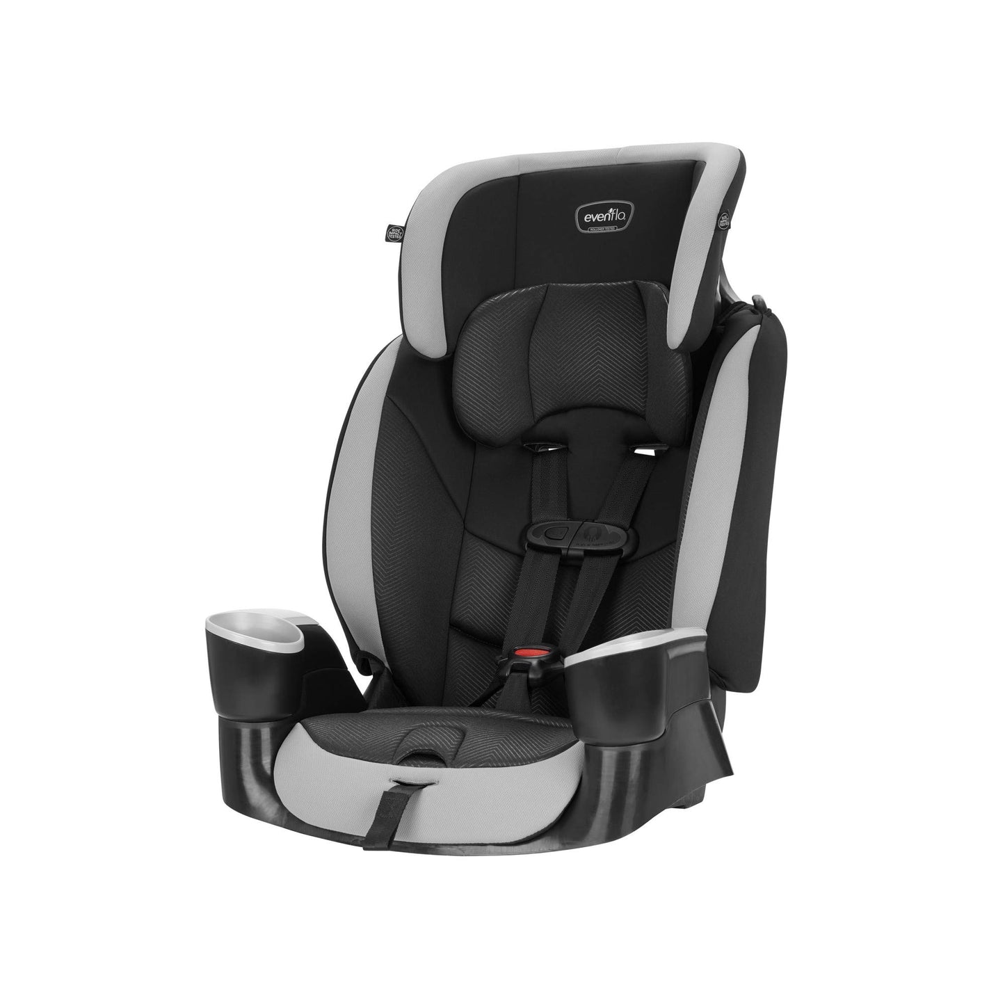 Asiento Elevador de Respaldo Alto Evenflo Maestro Sport gris granito con Arnés