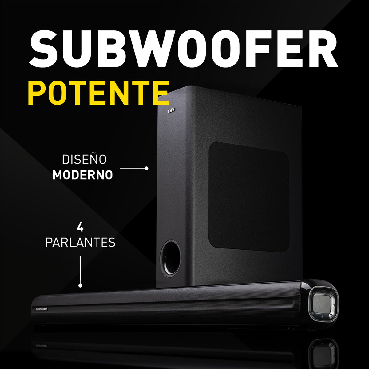 Sistema de Sonido Thonet & Vander Kino 150W con Subwoofer HDMI ARC