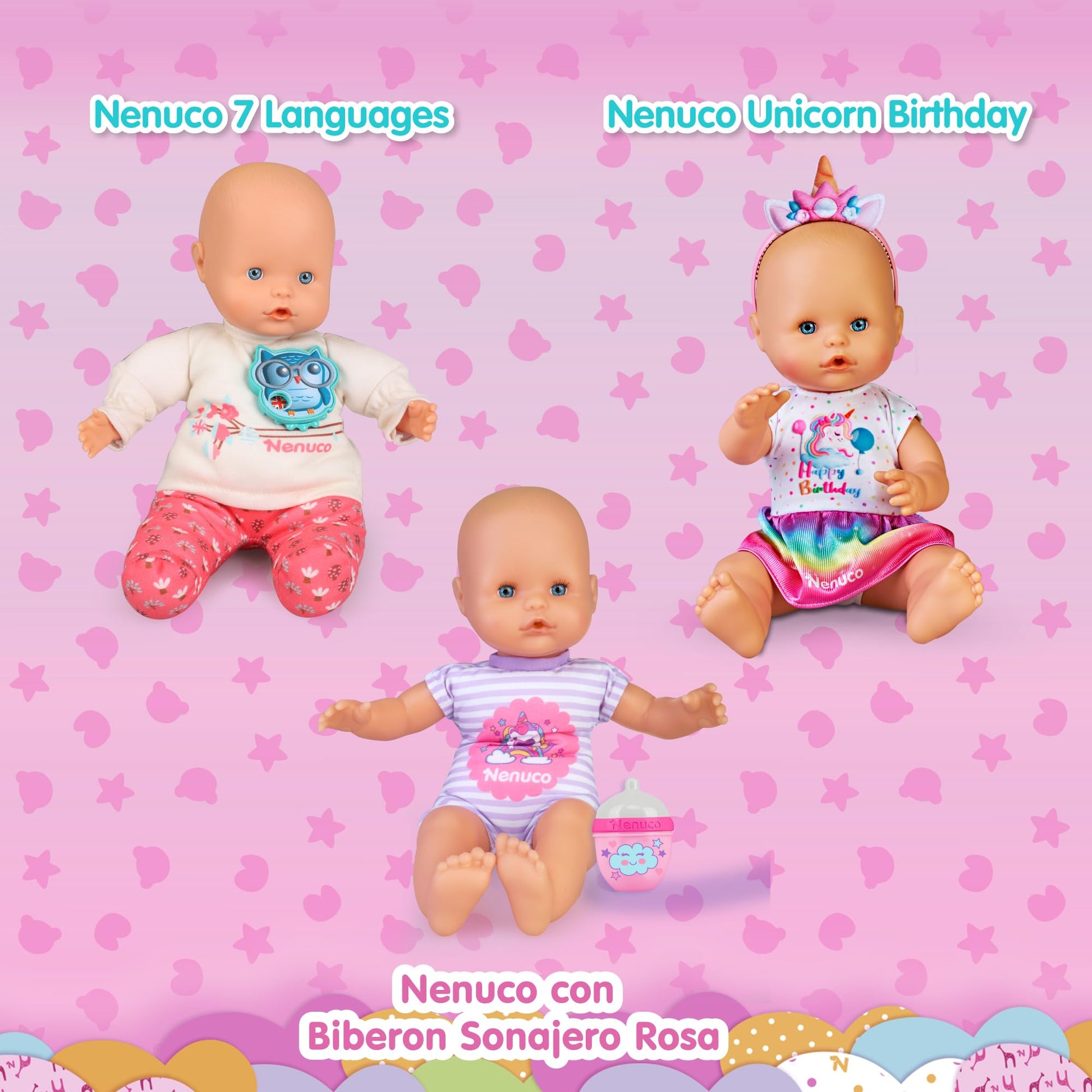 Muñeca Nenuco Unicornio Fiesta