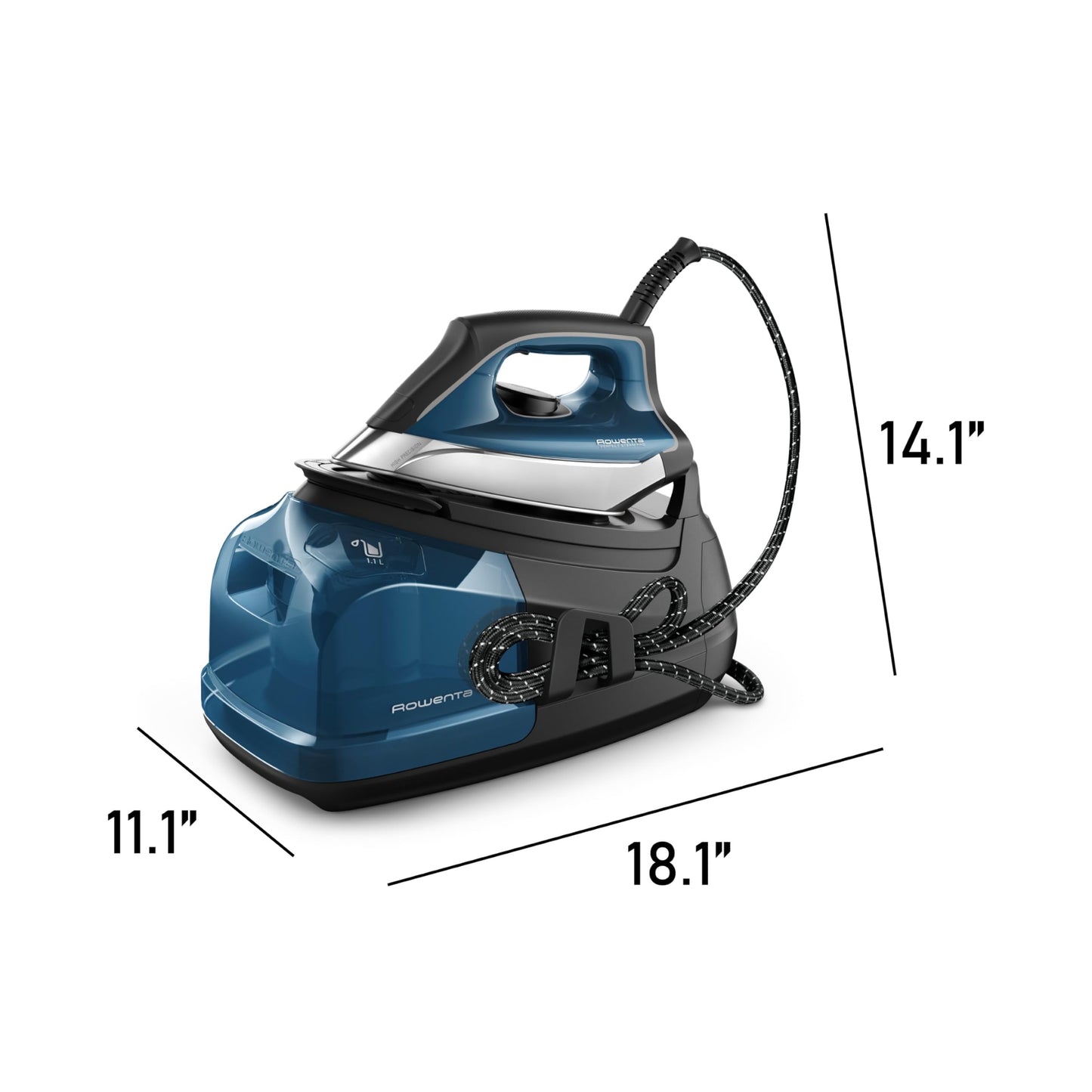 Plancha de Vapor Rowenta Perfect Steam Pro 1800 W con Suela MicroSteam400HD