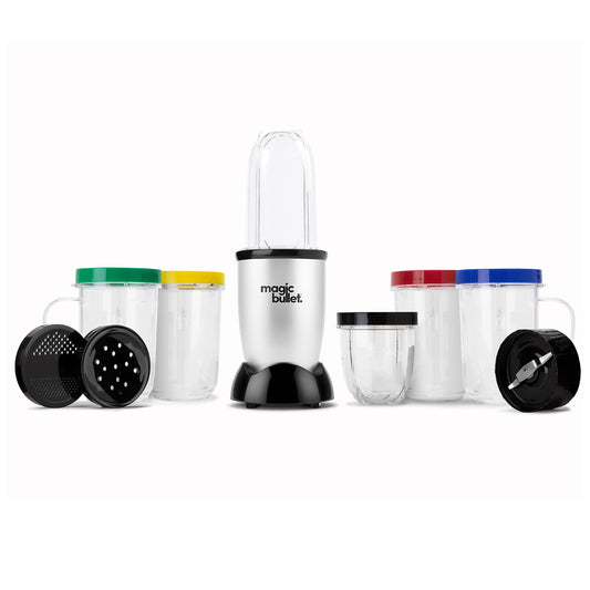 Magic Bullet Blender, mezclador y procesador de alimentos en uno (juego de 17 piezas)