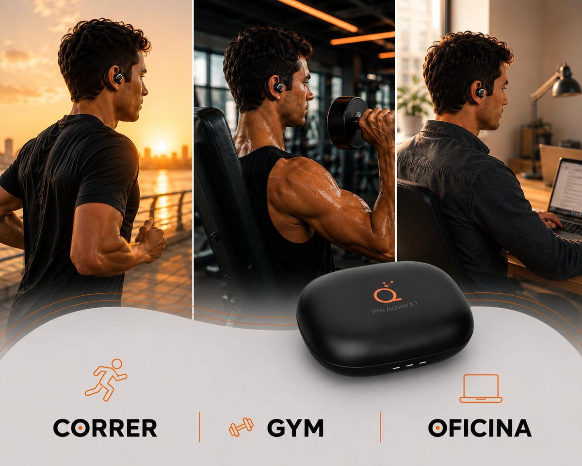 Audífonos Inalámbricos QUAMTUM Pro Active X1 Bluetooth 5.3
