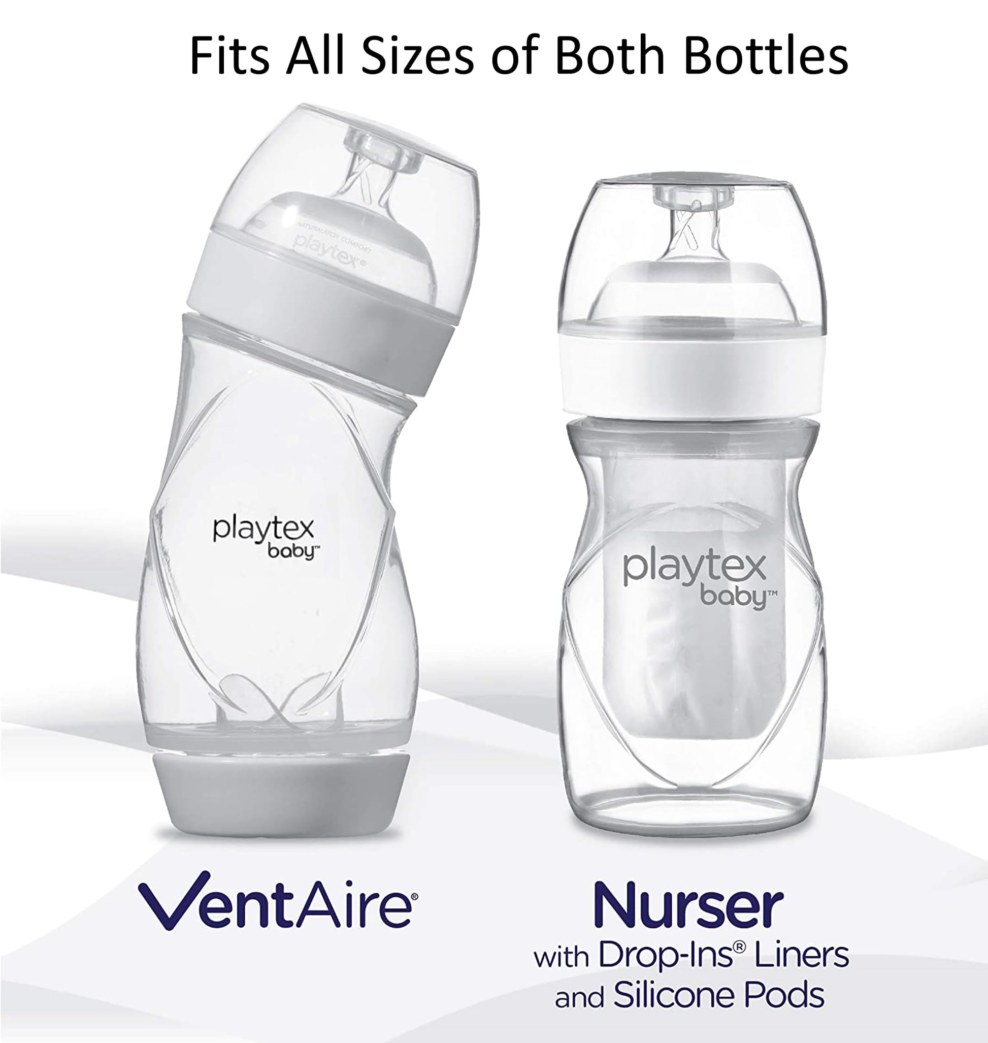 Biberón Playtex Baby NATURALATCH Transparente Flujo Lento 2 Unidades