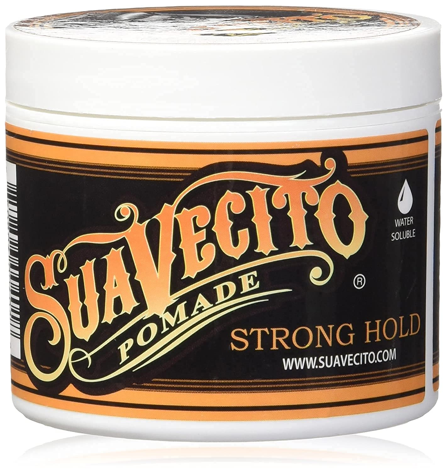 Suavecito Pomade Firme (fuerte) para sostener 5 onzas, 1 paquete – Pomada fuerte para el cabello para hombres – Gel de cabello a base de agua de brillo medio – Fácil de lavar – Sujeción todo el día para todos los estilos de cabello