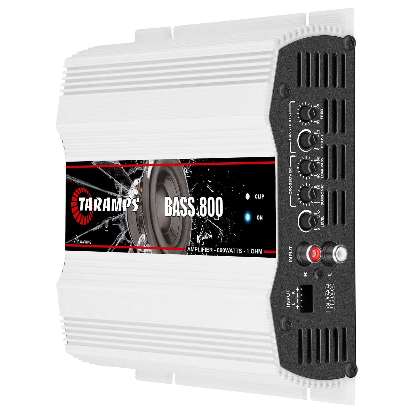 Amplificador de Audio Taramps Bass 800 vatios Rms 1 Canal 1 ohmio para Coche