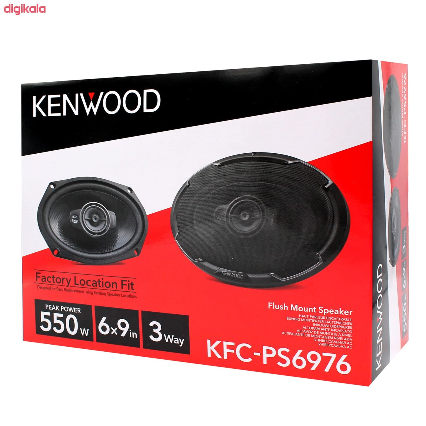 Kenwood Kfc-PS6976-6 X 9 - Altavoces (3 vías, 550 W)