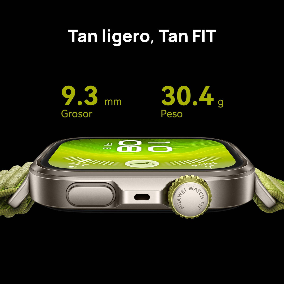 Smartwatch HUAWEI Watch FIT 4 Pro Azul con GPS y Pantalla de Zafiro 1.82"