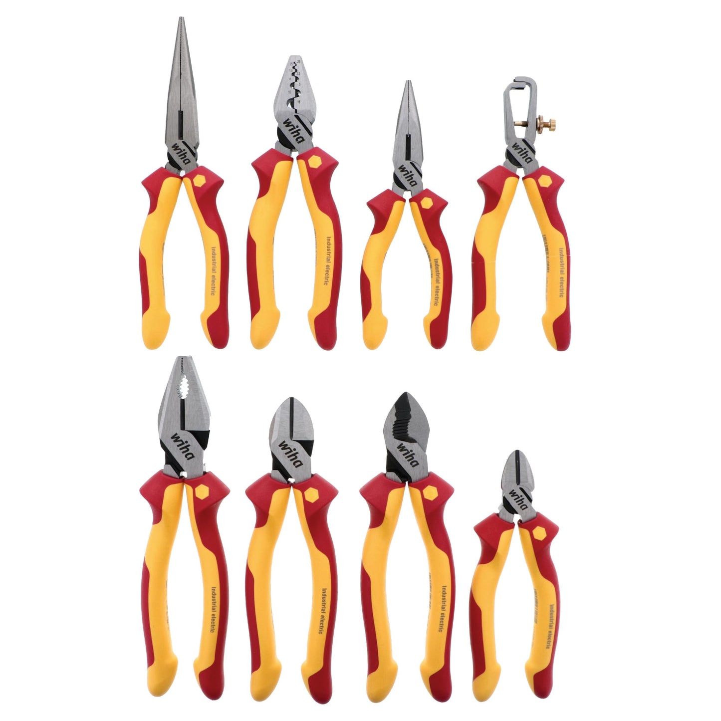 Wiha 32987 aislado alicates/tenazas Industrial, 8 piezas)