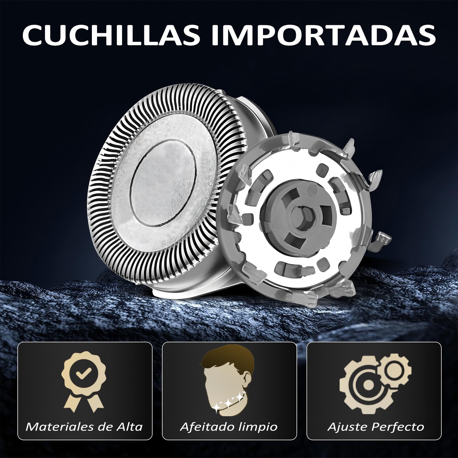 Cabezal de Repuesto TRYXZSZ Compatible con Philips Norelco para Series 3000, 2000, 1000 y S738