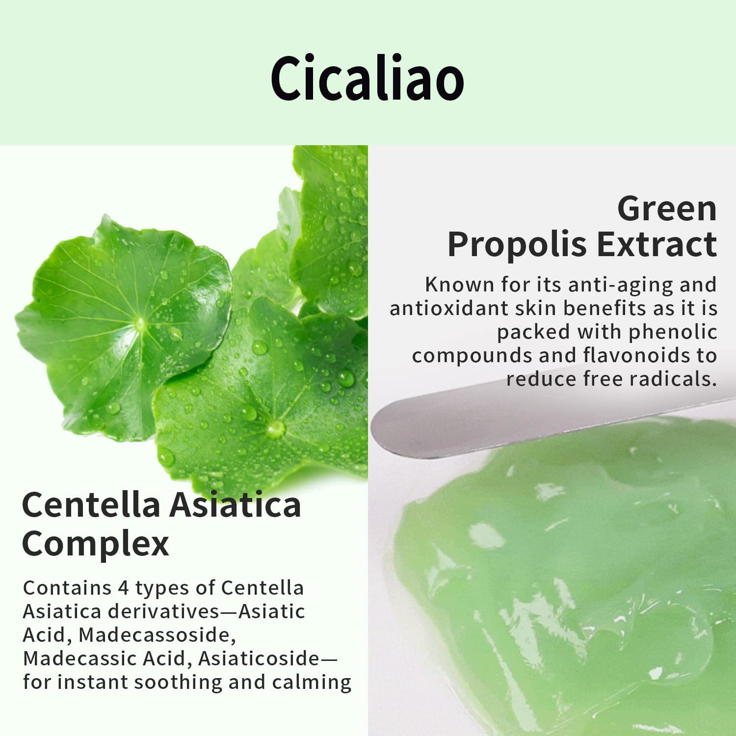 VT COSMETICS VT CICA Crema de cuidado con ingredientes CICALIAO Crema Hidratante Antiacné, 50 ml