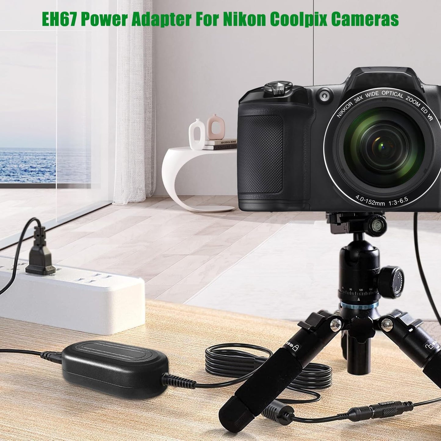 Gonine EH-67 Replacement AC Adapter For Nikon Coolpix