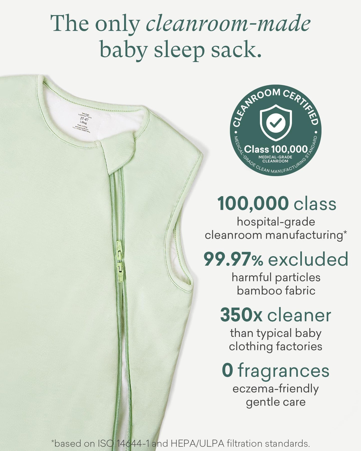 PurComfy Saco de Dormir Supersuave 1.0 TOG, Saco de Dormir Premium de Viscosa de Bambú para Bebé, Saco de Dormir con Cremallera Segura de 2 Vías 0-3 Meses (Rosado)