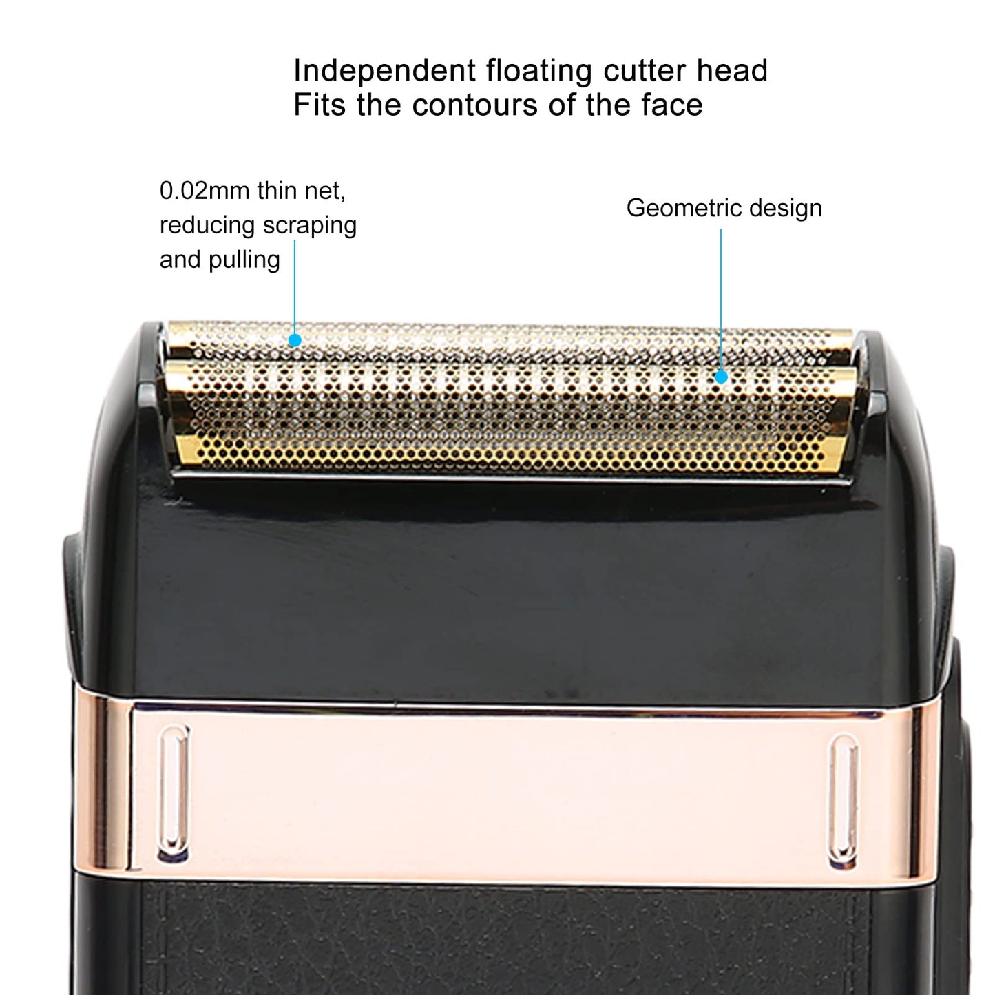 Afeitadora de Lámina Inalámbrica, Afeitadora Eléctrica Recargable, Peluquería Facial Portátil de Viaje con Cuchilla Desmontable, Afeitadora Eléctrica Compacta, Regalos para Hombres