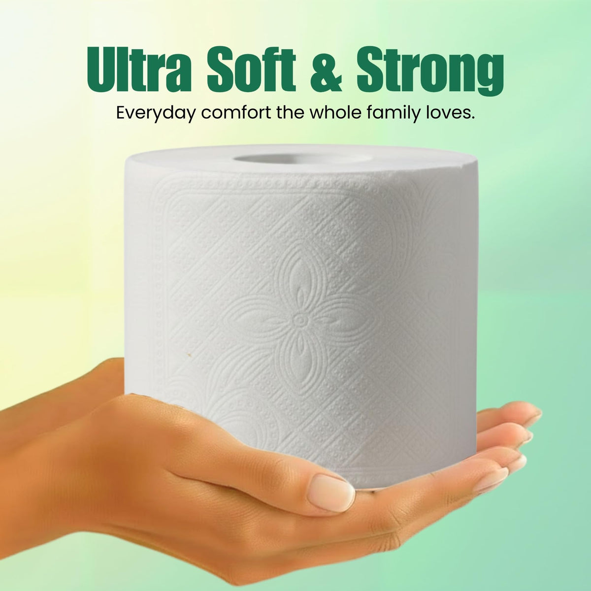 Papel Higiénico 3 Capas SRIAA Bambú Certificado Blanco Ecoamigable