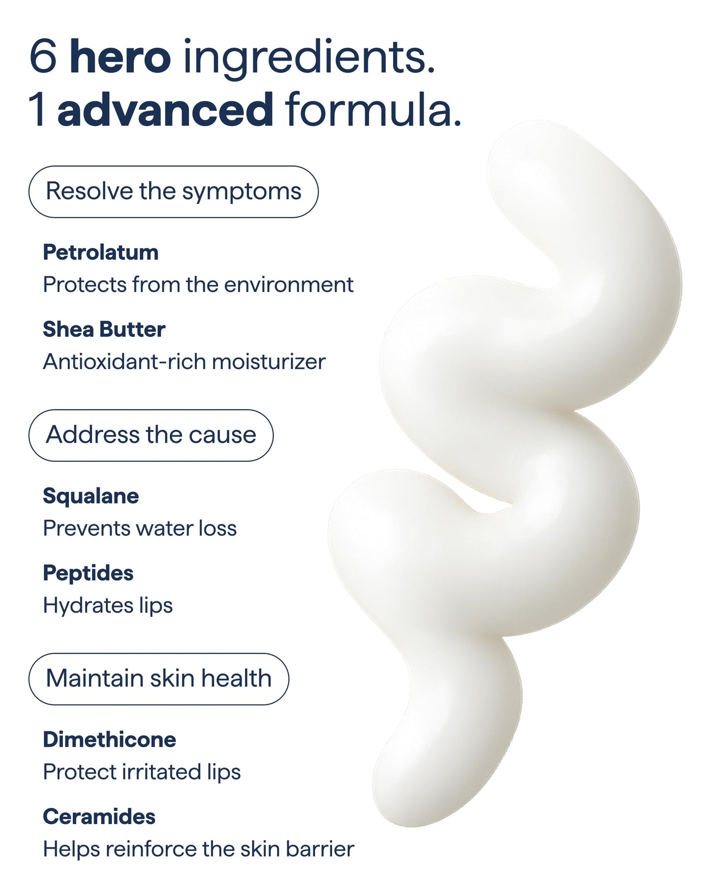 Remedy Science Remedio para los labios secos: bálsamo labial hidratante y cicatrizante con ceramidas, péptidos y dimeticona. Repara los labios secos y agrietados. Por el dermatólogo Dr. Shah