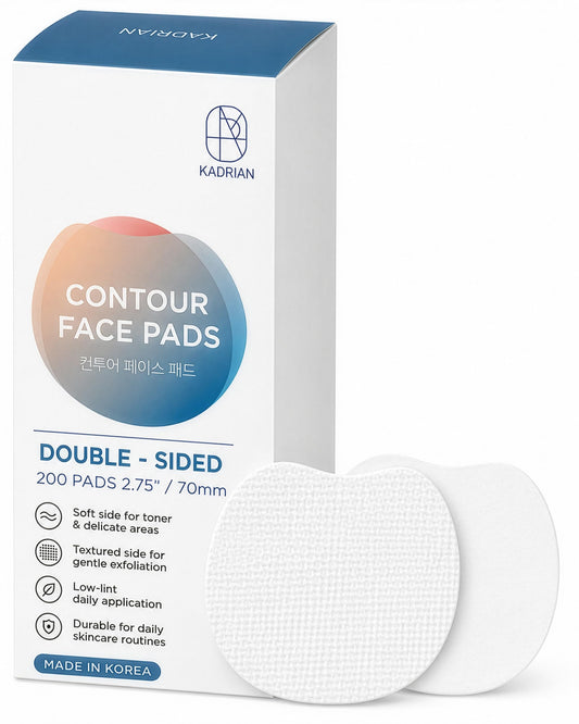 Almohadillas Faciales KADRIAN No Pelusa Exfoliantes Rayón para Desmaquillante y Tónico