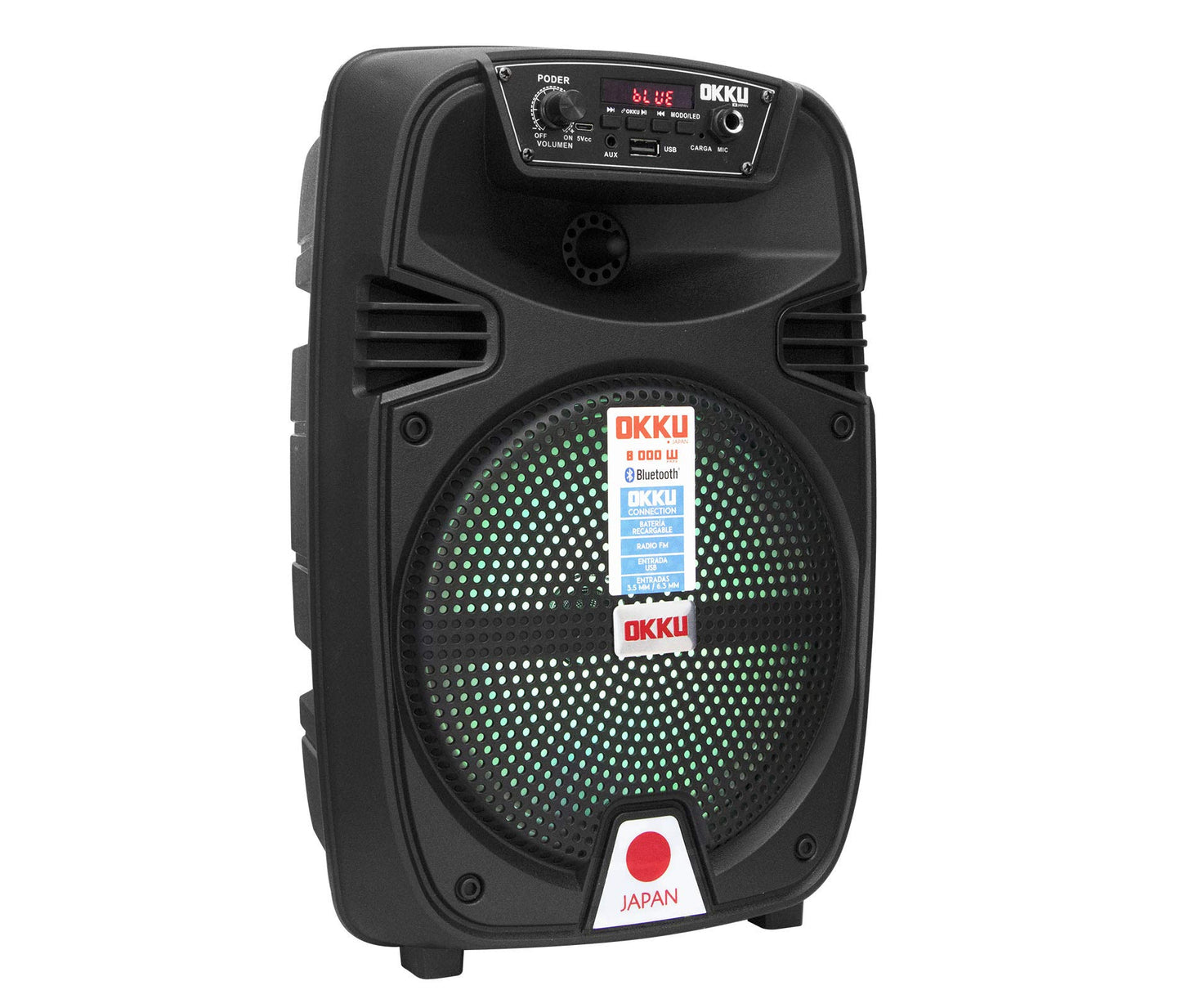 FUSSION ACUSTIC Bafle Recargable 8" BAF8002 Bluetooth