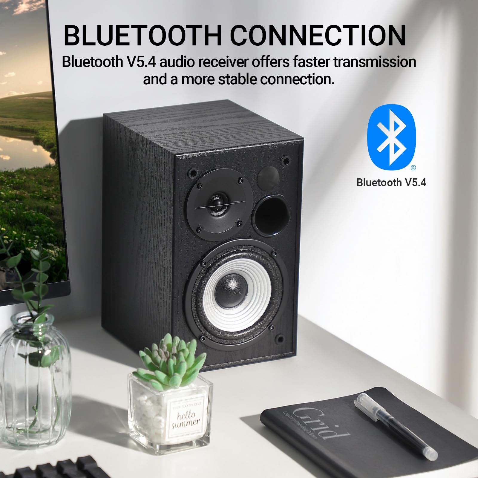 Altavoces de Estantería Activos Bluetooth Edifier Negro 2.0