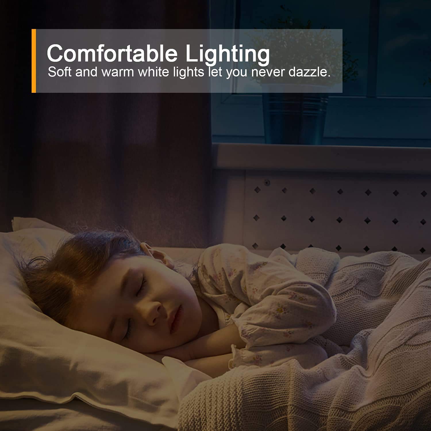 Lyridz - Luz nocturna recargable con sensor de movimiento, mini luz LED blanca cálida para clóset, brillo ajustable para baño, recámara, cocina, clóset, escaleras, pasillo, paquete de 2