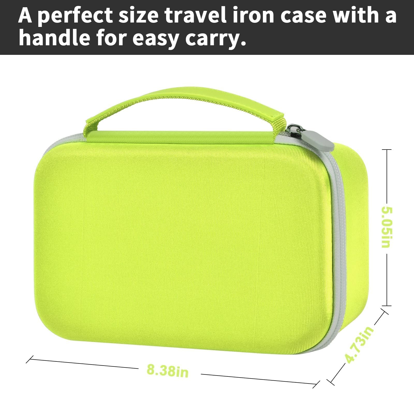 Funda compatible con Newbealer/para Sunbeam Hot-2-Trot/para Oliso M3Pro M2 Mini plancha de viaje para costura, soporte de transporte para pequeñas planchas de acolchado de artesanía con resto de vapor