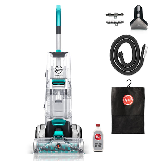 Hoover Smartwash FH52000G, Limpiador automático de alfombras, Color Turquesa