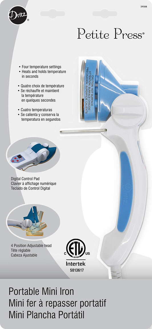 Plancha Mini Portátil Petite Press Blanca