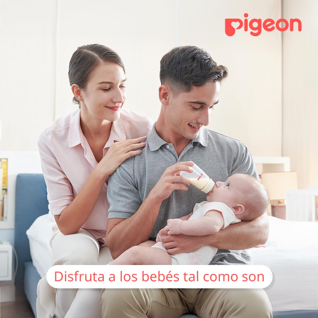 Tetina Boca Standard de Silicona Suave Pigeon Tamaño M Anticólicos para Bebé Recien Nacido