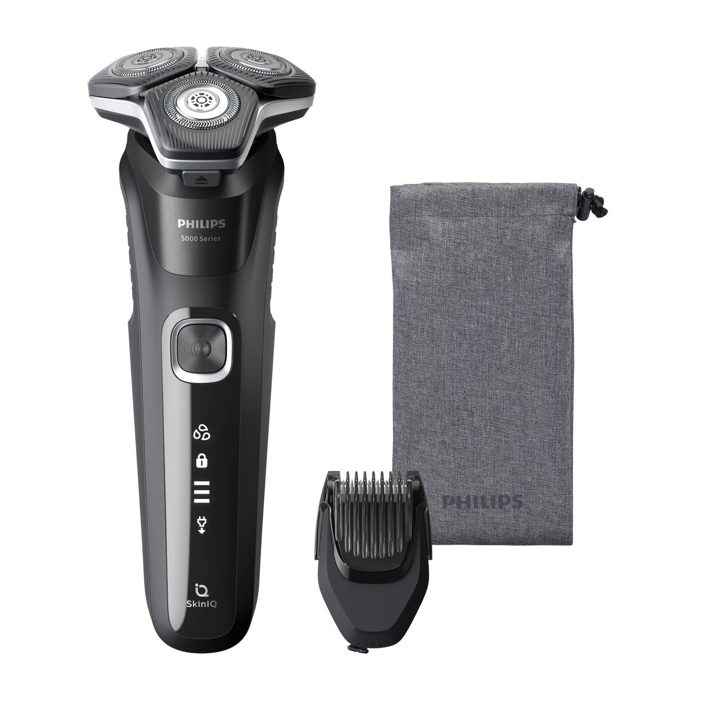 Afeitadora Eléctrica Philips Serie 5000 Negro Cuida la Piel para Hombre