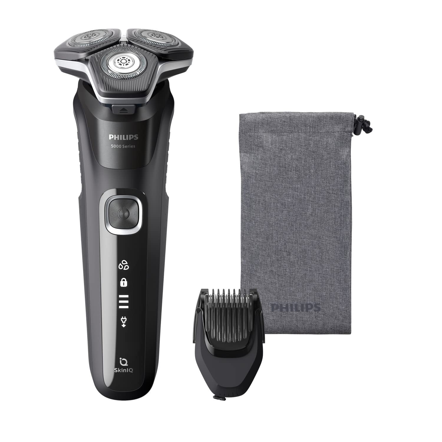 Afeitadora Eléctrica Philips Serie 5000 Negro Cuida la Piel para Hombre