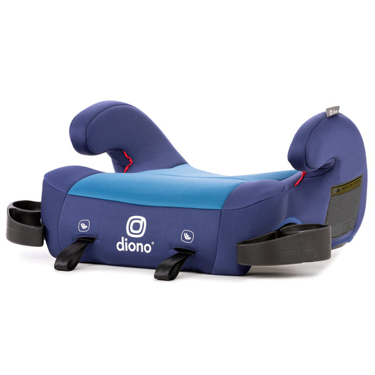Diono Solana 2 No Back Child Booster Seat, Blue, 40-120 Pounds