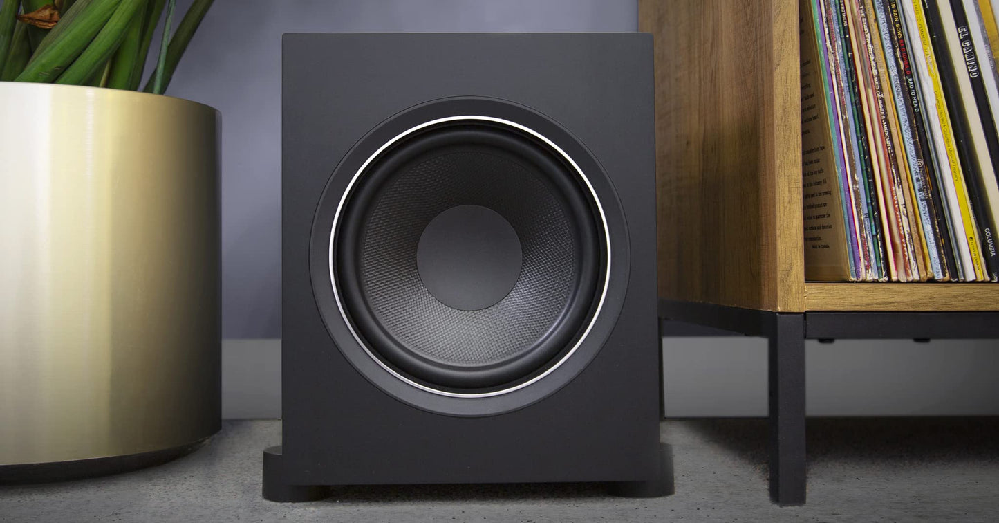 PSB Alpha S8-8" Subwoofer Alimentado, Negro (Cada uno)