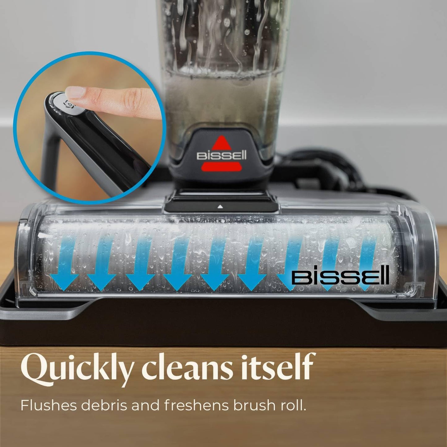Bissell CrossWave OmniForce Edge - Limpiador de Suelos multisuperficie, Negro y Gris