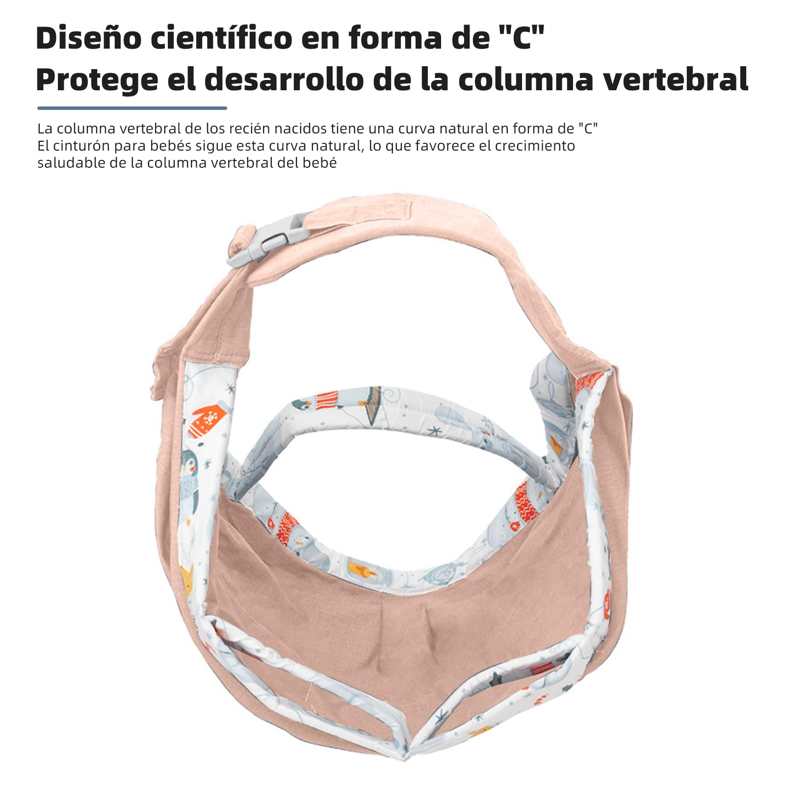Fular Portabebés Mochila Portabebes Multifunción Portabebes Recien Nacidos Portabebes Transpirable De Verano Fulares Portabebes Versátiles Transpirables Para Bebés De 3 a 36 Meses (Rosado)
