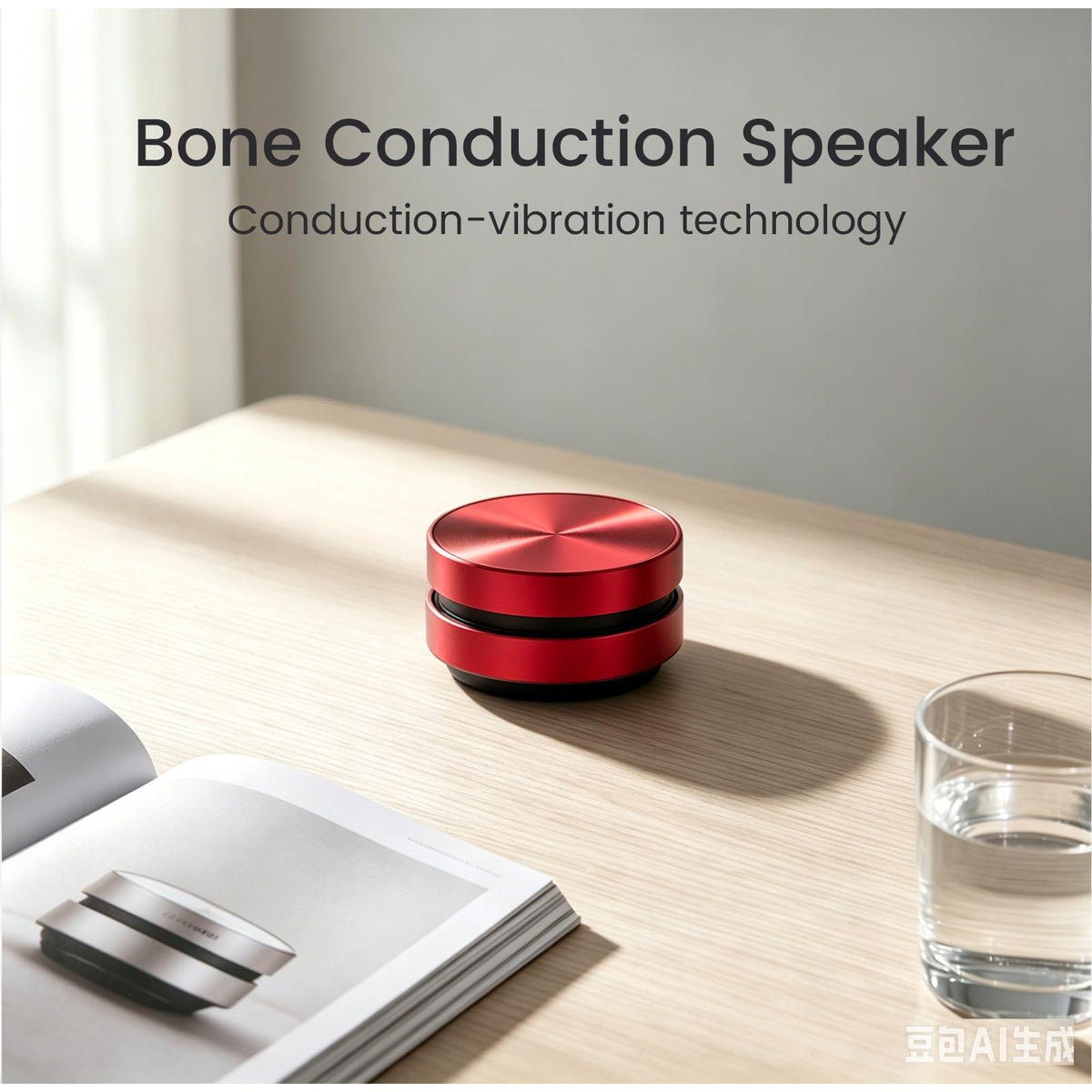 Altavoz Bluetooth Mini bocoice Inalámbrico Conducción Ósea Estéreo Magnético Integrado FM