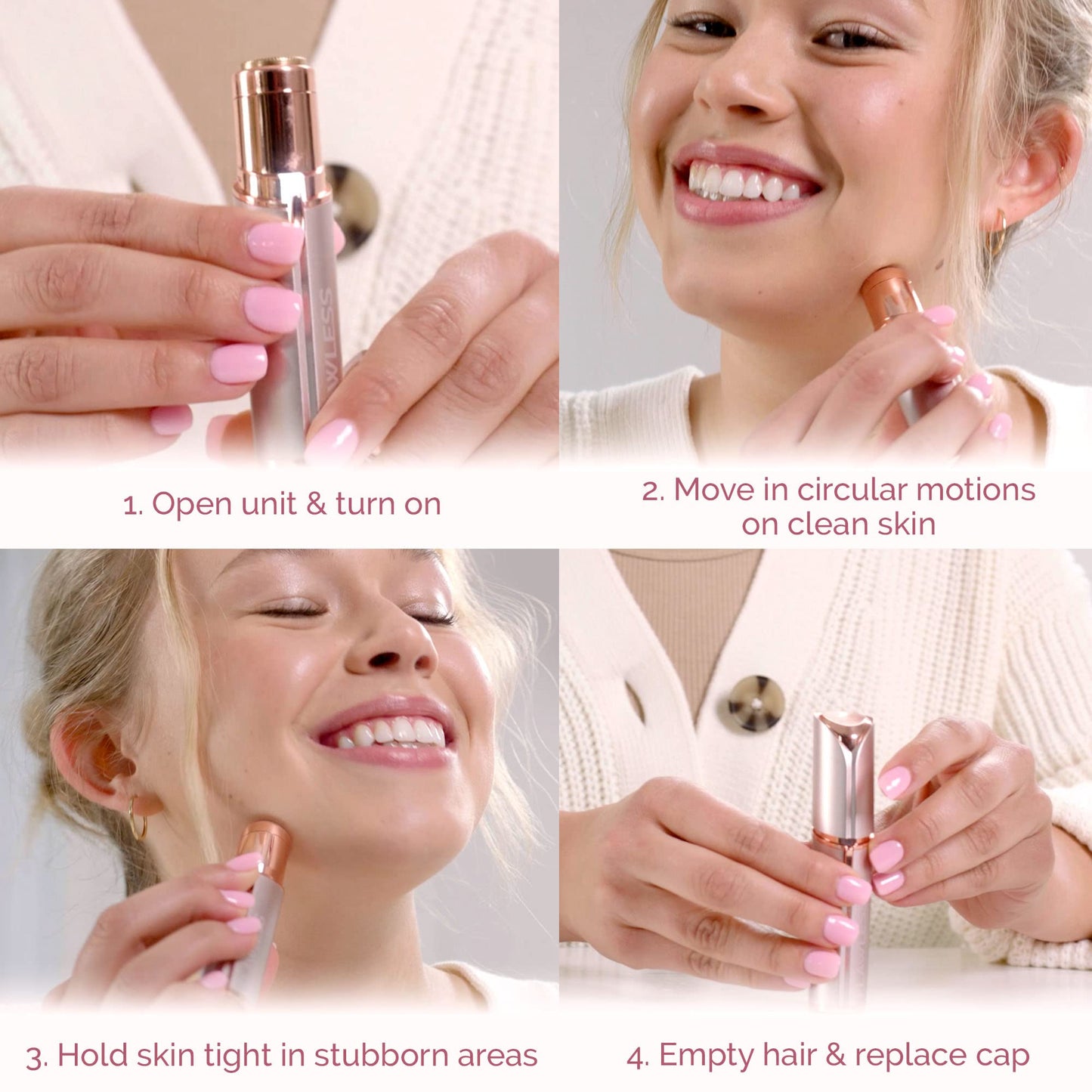 FINISHING TOUCH - Depilador indoloro para mujer Flawless