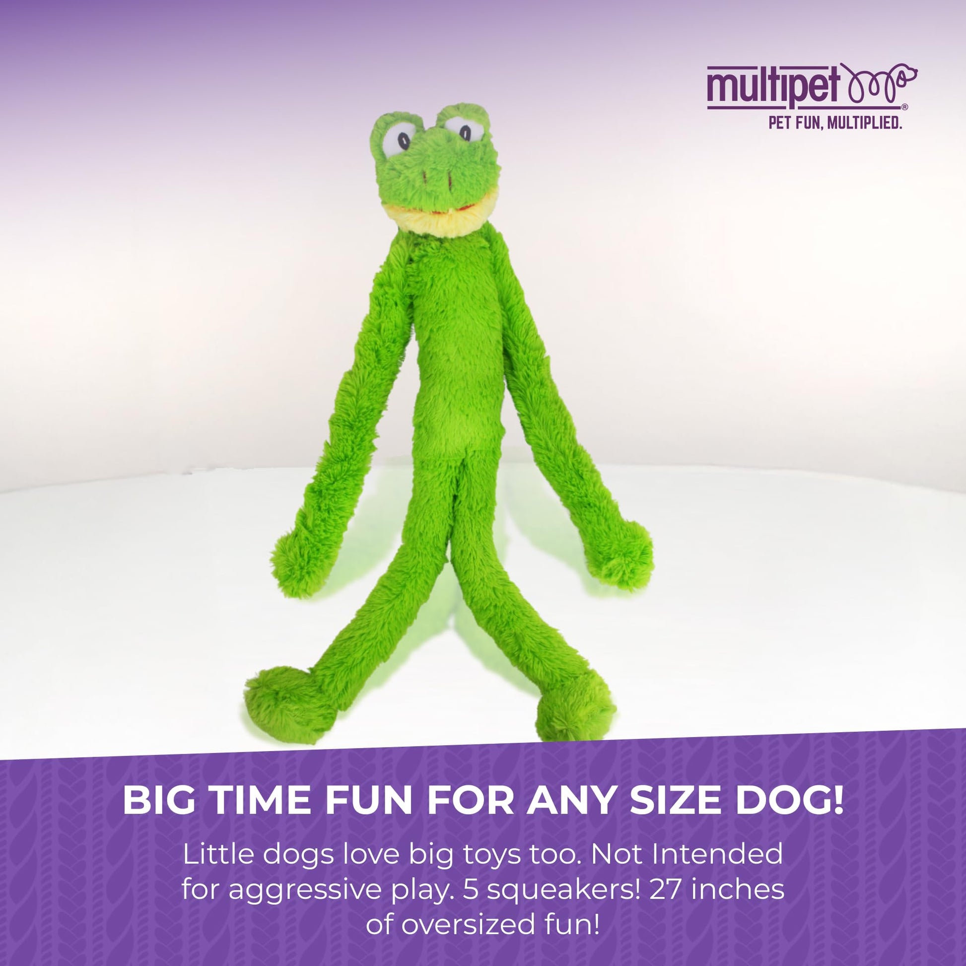 Juguete de Peluche Multipet Swingin Slevin XXL para Perro