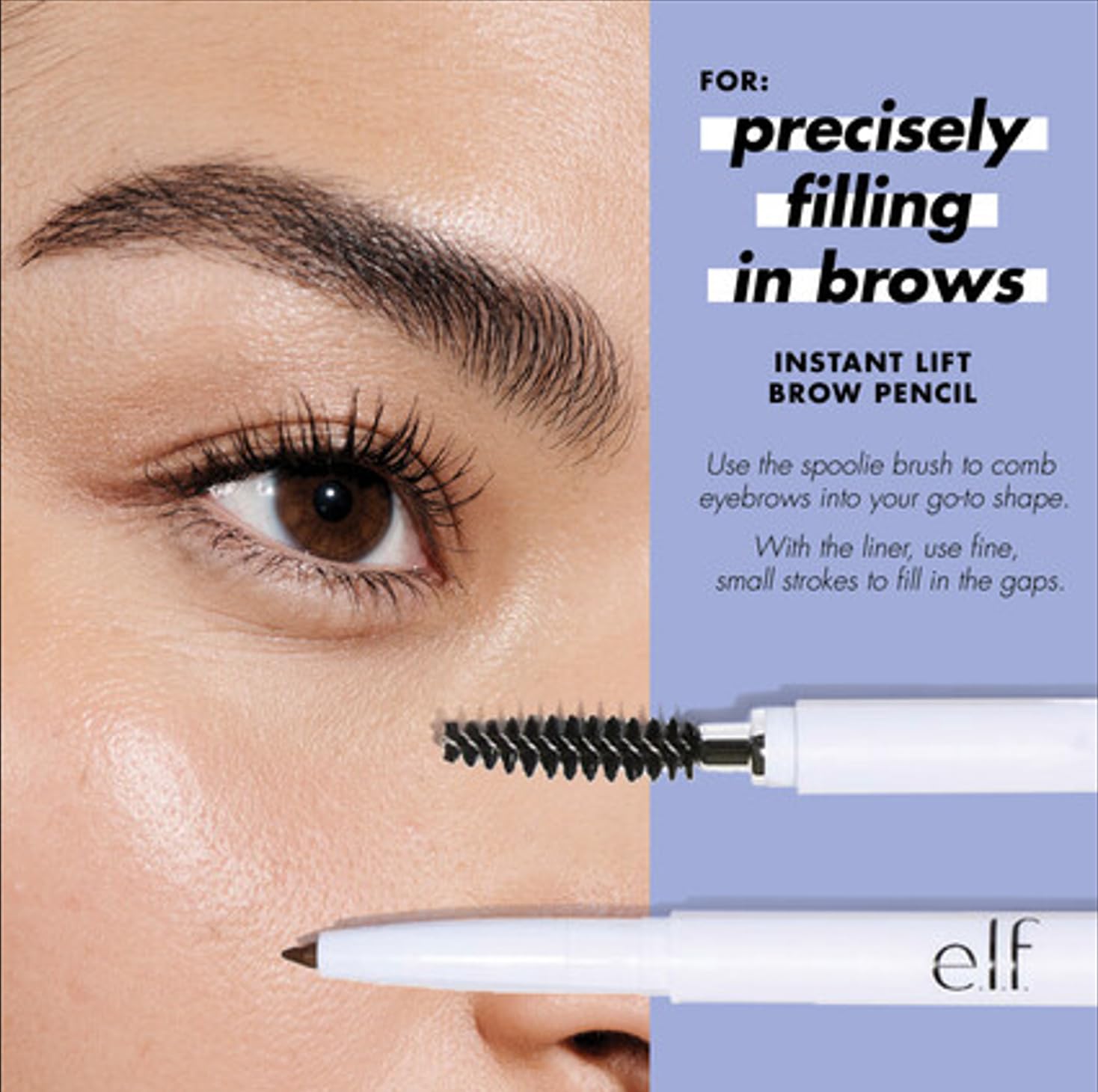 Lápiz Definidor de Cejas e.l.f. Marón Neutral