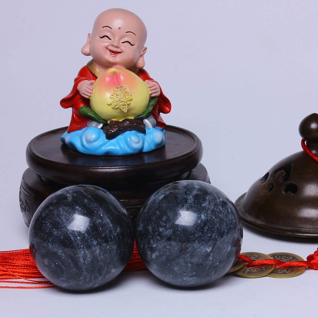 Pelotas de Ejercicio Mármol Salud China Gris Oscuro Caja