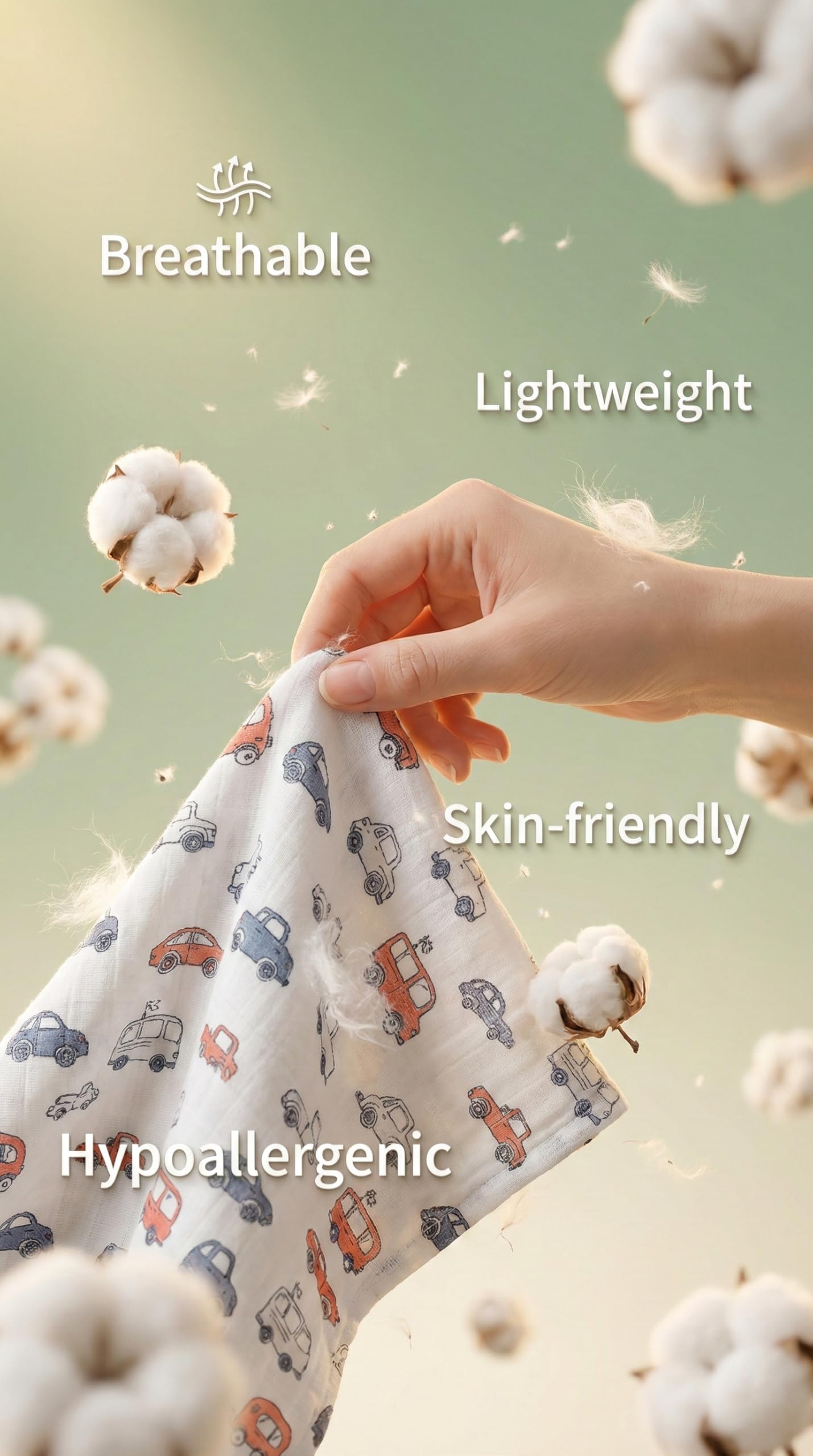 TADO MUSLIN - Saco de dormir para bebé de 2 a 4 T, manta portátil para bebé, 100% algodón orgánico, 0.5 TOG, sacos de dormir para niños pequeños, cierre YKK de 2 vías, suave, 4 capas, muselina, 2T, 3T