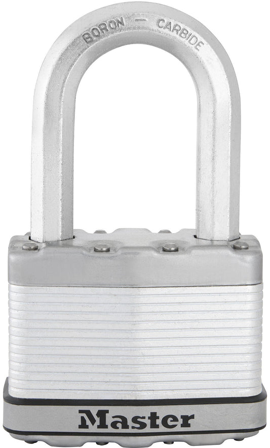 Candado Laminado Master Lock Magnum Acero Grillete de 3.81 cm Paquete de 4