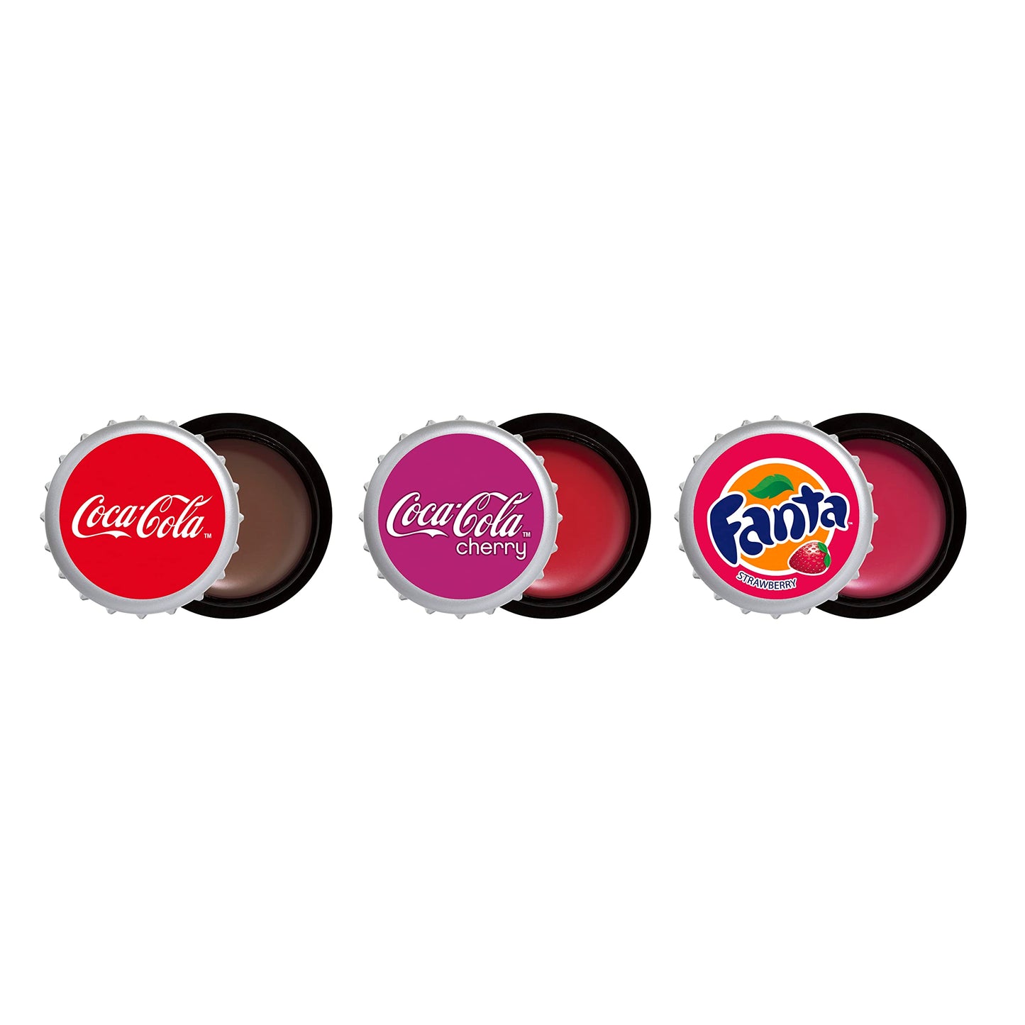 Lip Smacker Tapa de botella de Coca Cola - Paquete de trío