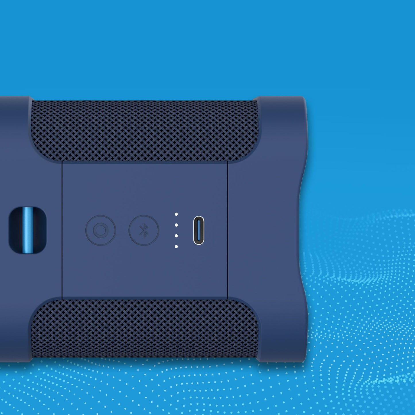 Skullcandy Terrain Mini Altavoz inalámbrico Bluetooth – Altavoz portátil Impermeable IPX7 con radiadores pasivos Personalizados duales, batería de 14 Horas, muñequera de Nailon y estéreo inalámbrico