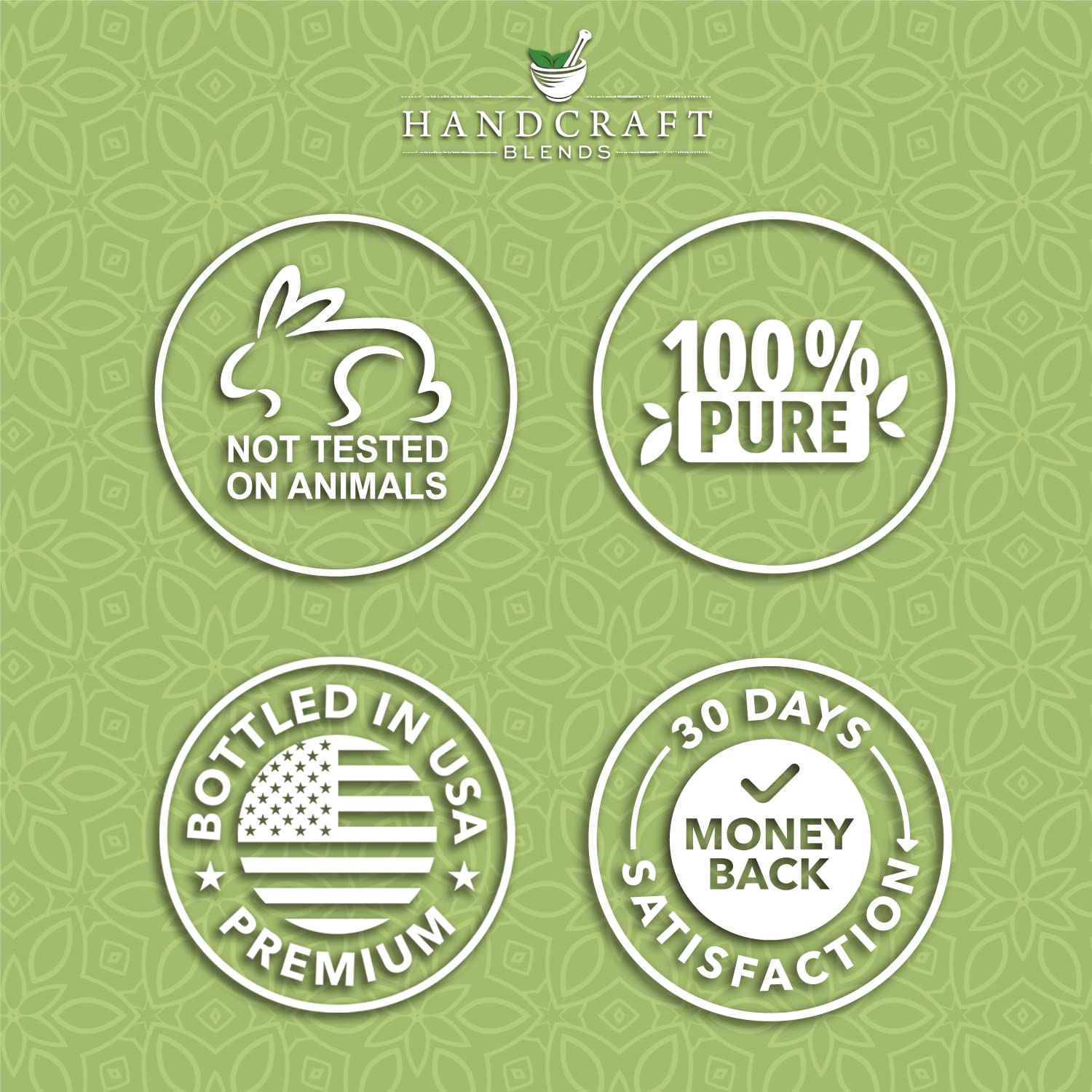 Handcraft Blends Bordative Handcraft Peppermint Essential Oil - Huge 4 OZ - 100% Pure & Natural â€“ Premium Therapeutic Grade with Premium Glass Dropper