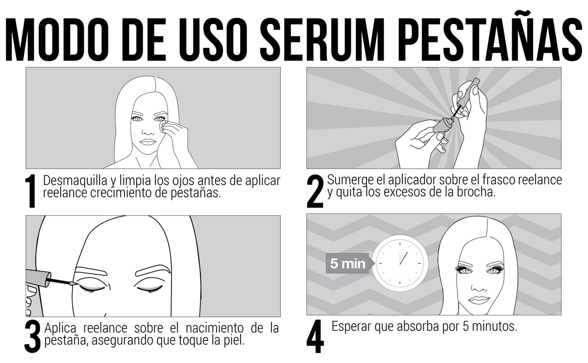 Tres Reelance Potenciador para Crecimiento de Pestañas 6 ml