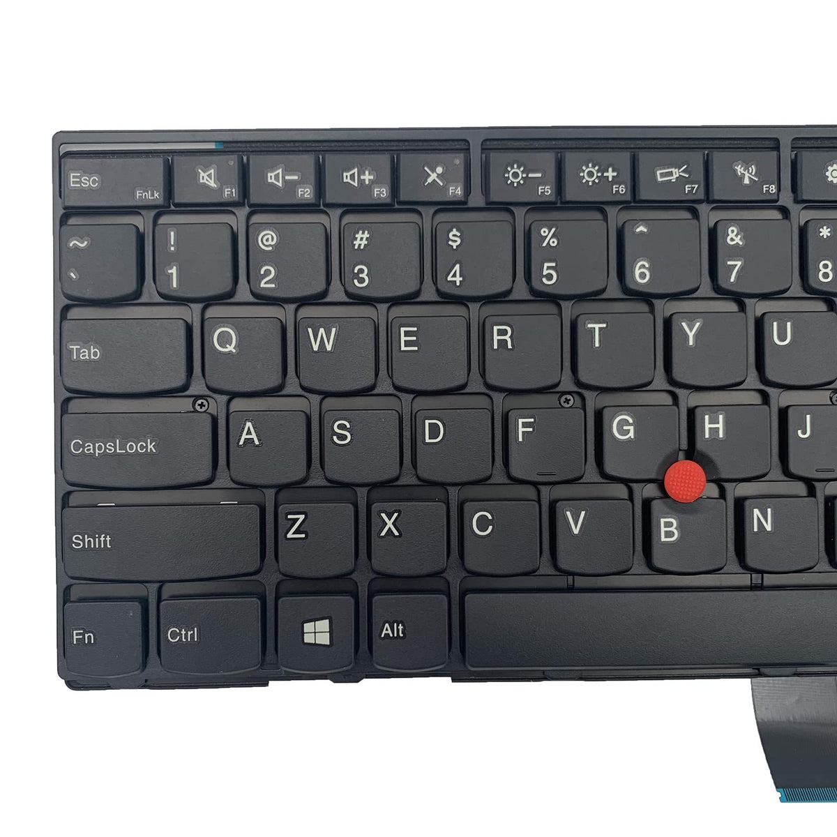 Repuesto Portátil Tiugochr Lenovo ThinkPad Negro con Teclado de Señalización