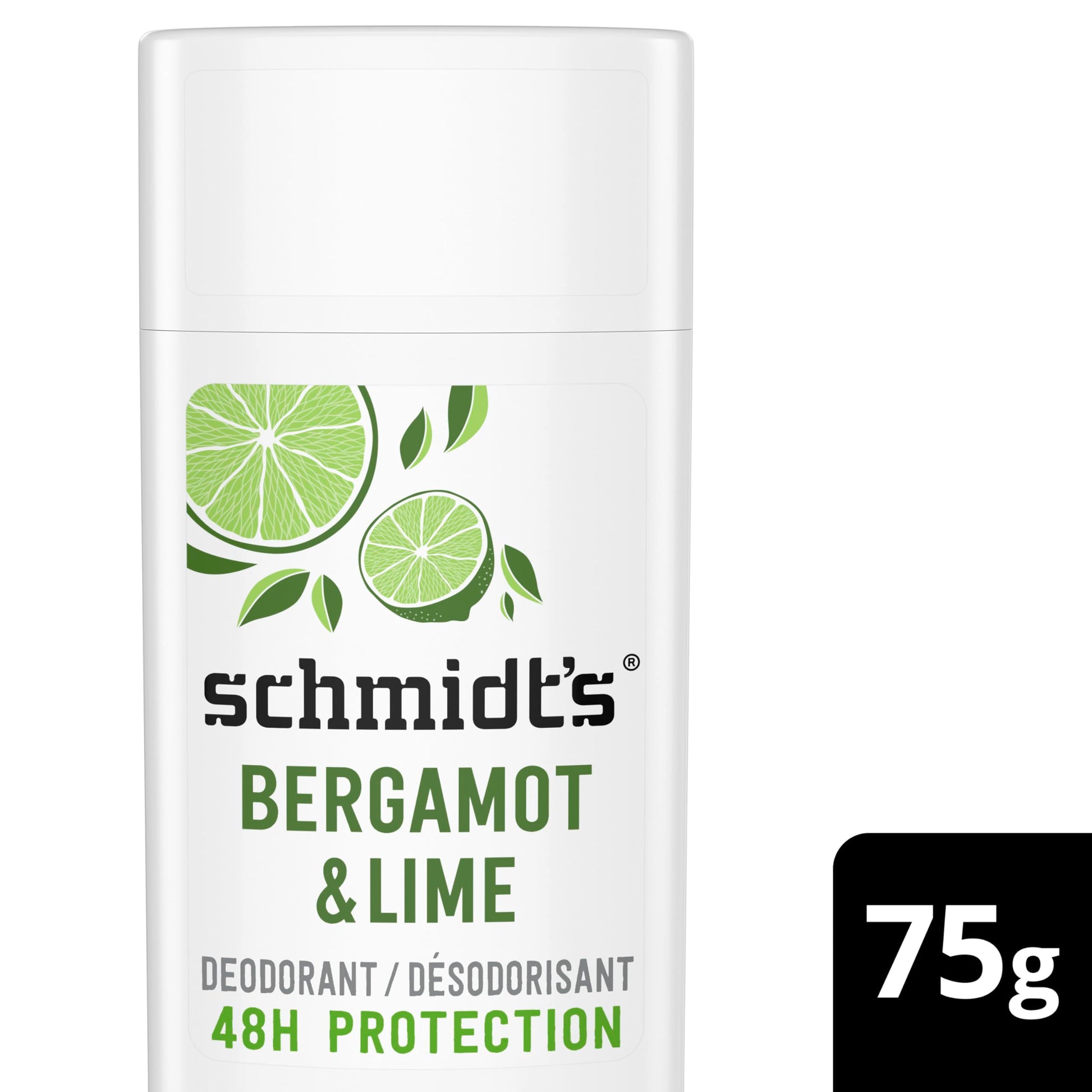 Schmidt's Bergamot + Lime Natural Deodorant - 2.65oz