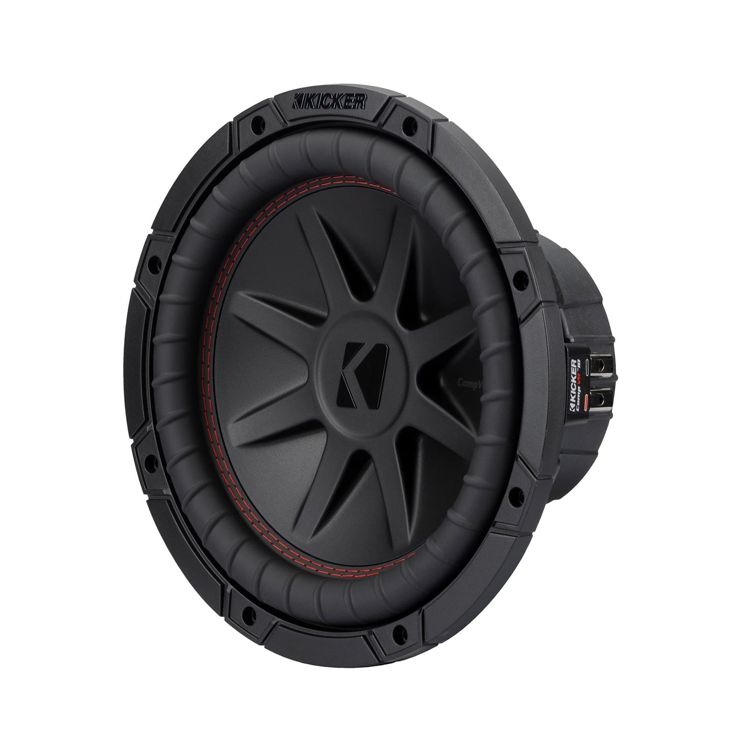 KICKER 52CVR104 - Subwoofer CVR10 CompVR de 25 cm, DVC, 4 ohmios